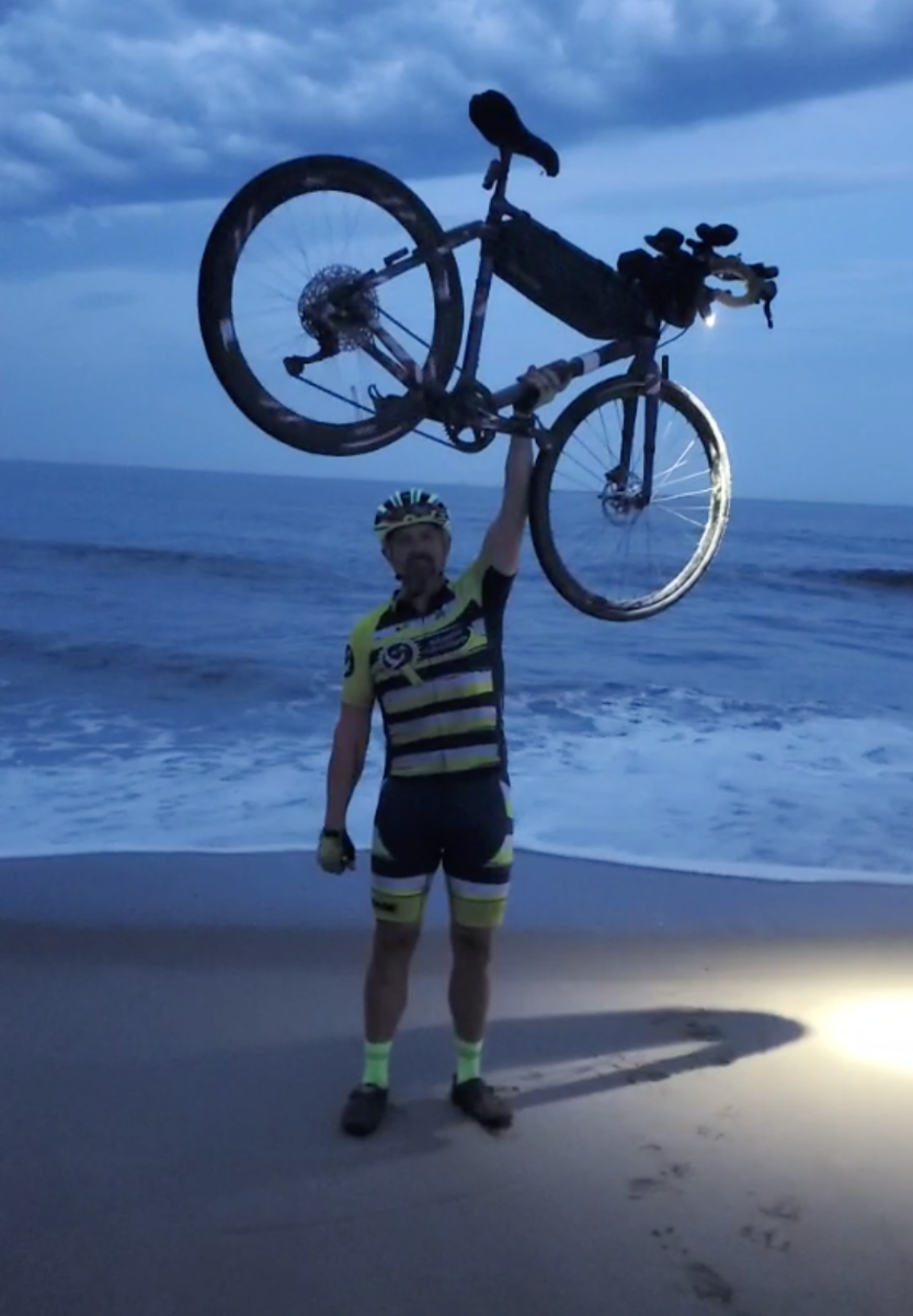 Brandon Taber At The Edge Of The Ocean